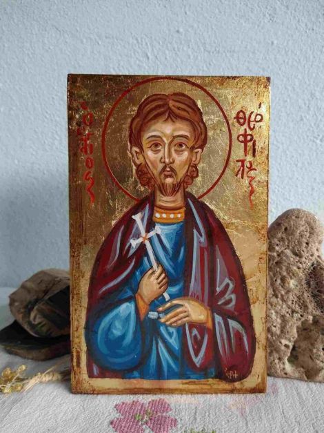 Greek St Theophilos Icon