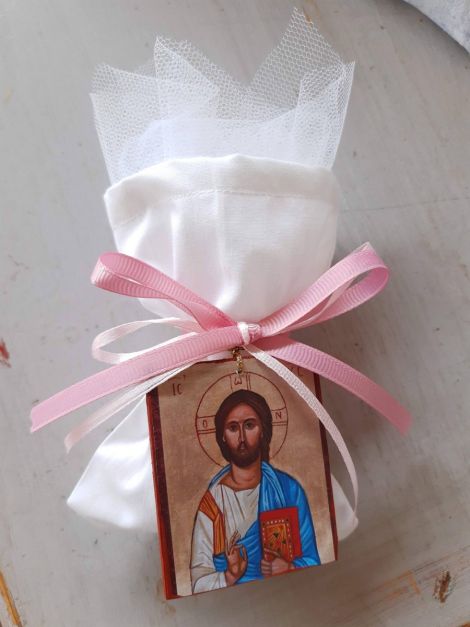 baptism favors bombonniere with icons