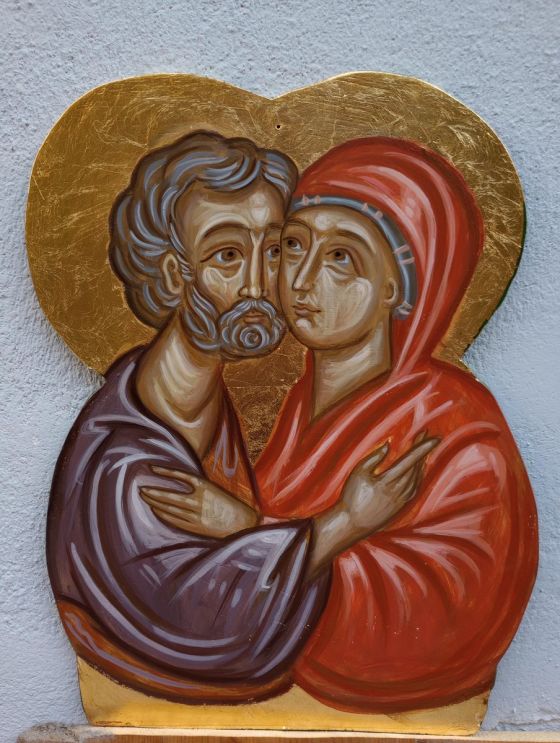 Embrace of Saints Joachim and Anne