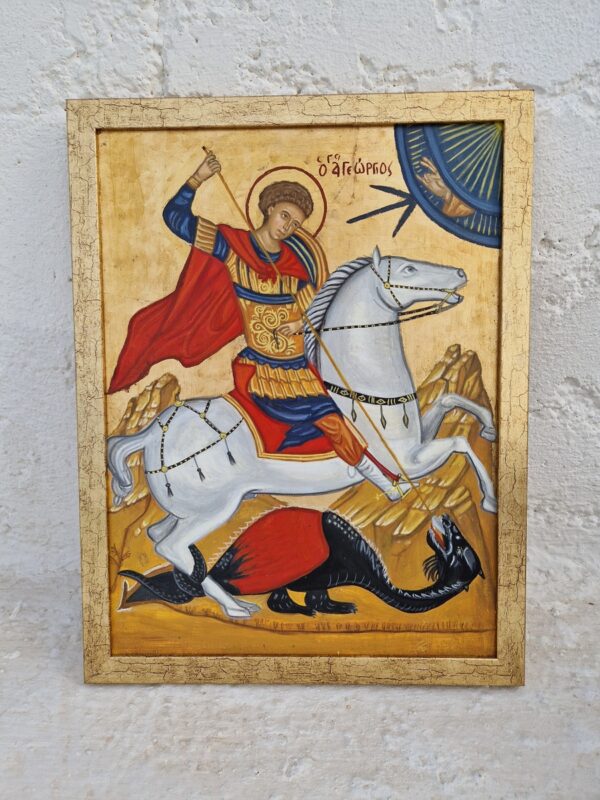 St George killing the dragon