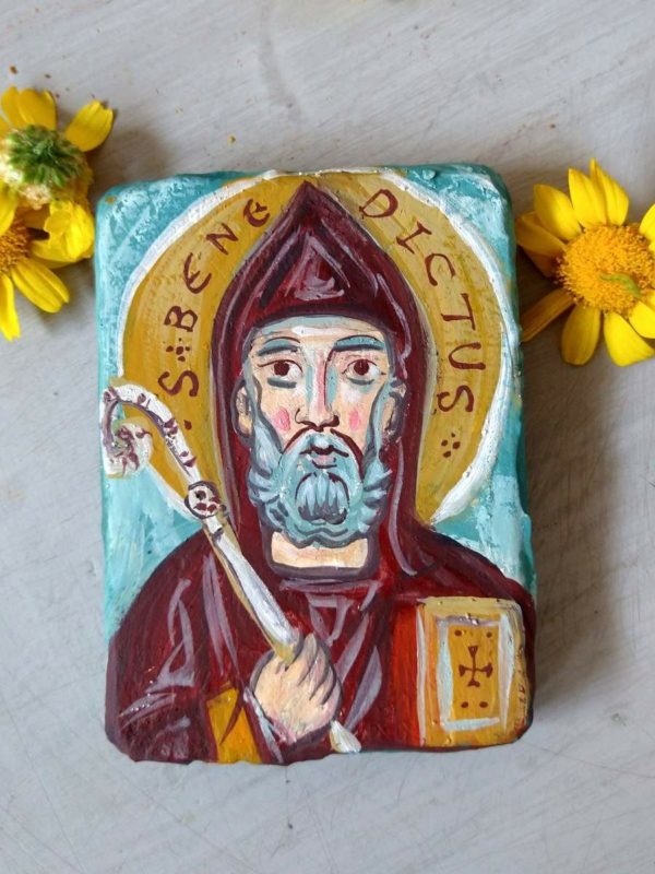 Saint Benedict of Nursia icon