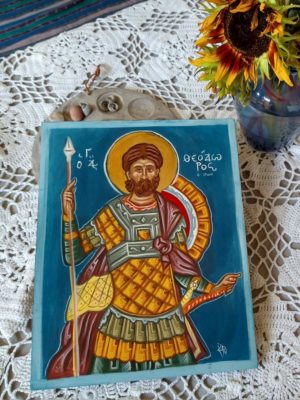 Icon of St Theodore of Tyro