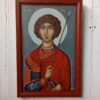 Saint George in a red frame