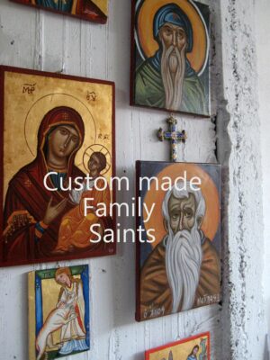 Icon corner of family saints